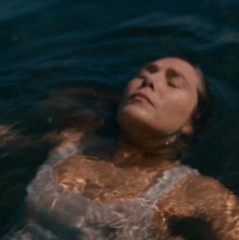 Elizabeth Olsen in a nude scene from The Assessment (2024)