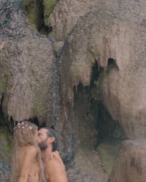Angelique Boyer in a nude scene from El extraño retorno de Diana Salazar (2024)