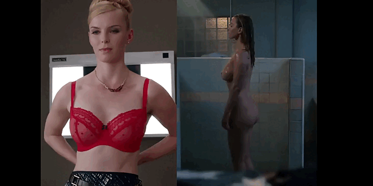 Betty Gilpin Unleashed: A Steamy Comparison of Clothed and Nude Moments