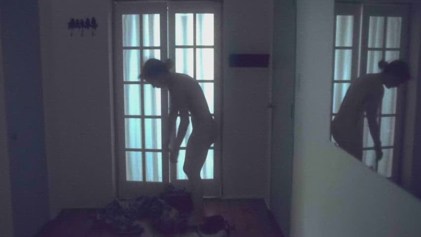 Britt Lower in a nude scene from Darkest Miriam (2024)