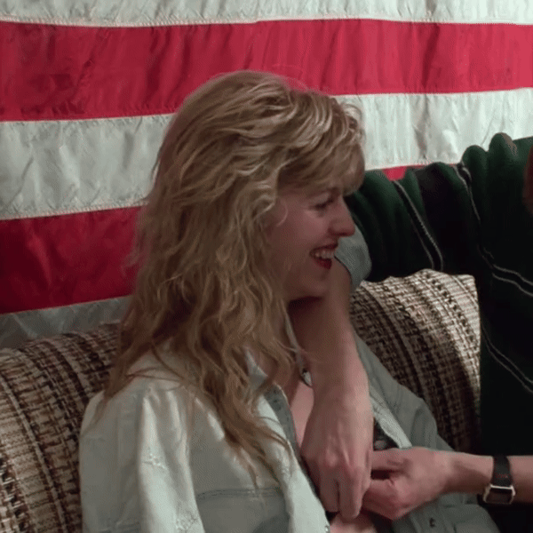 Cassandra Delaney in a nude scene from Pledge Night (1988)