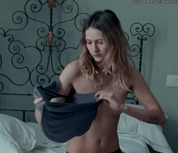Christa Theret in a nude scene from Non Fiction (2018)