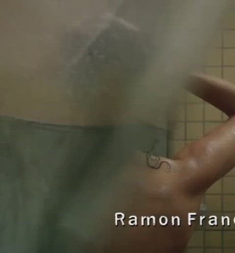 Claire Dominguez in a nude scene from Orange is The New Black