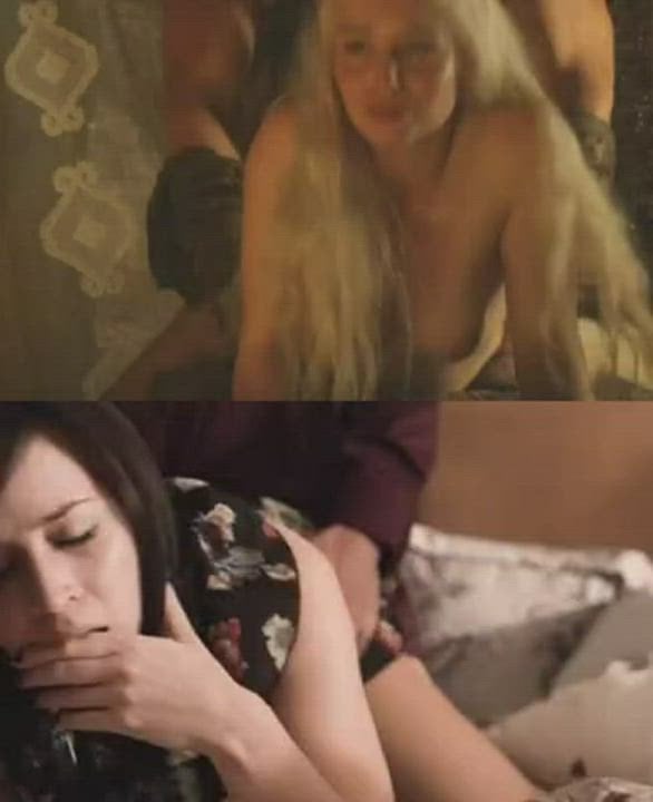 Emilia Clarke and Emily Blunt Heat Up in a Steamy Doggystyle Showdown