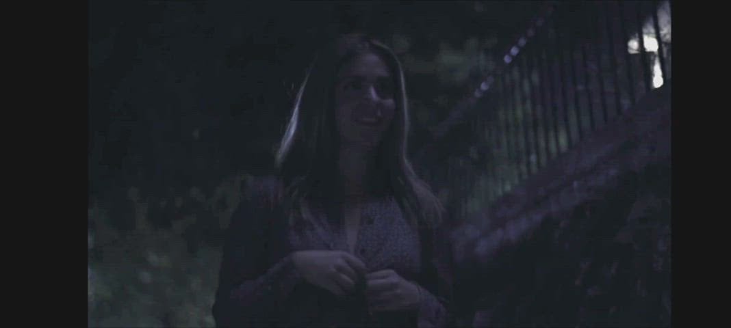 Evdokia Mimilidi in a nude scene from Mavroi Pinakes (2024)