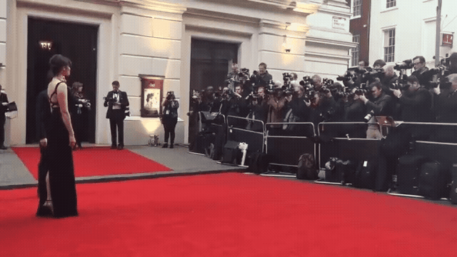 Gemma Arterton Goes Wild at the Laurence Olivier Awards 2015 in a Sexy Gown