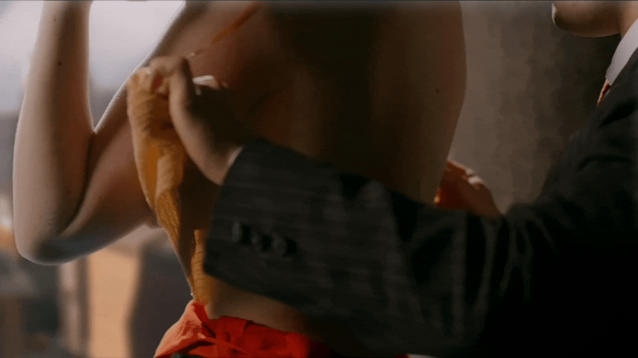 Gracie Gilbert’s nude scene in Underbelly Season 6 Episode 5