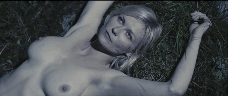 Kirsten Dunst in a nude scene from Melancholia (2011)