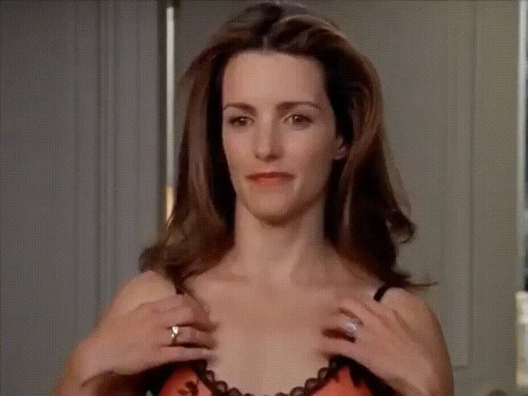Kristin Davis in a nude scene from “Sex and the City” (S3E16)