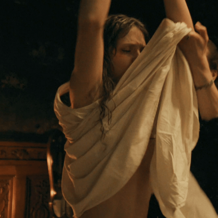 Lea Myren stars in a steamy nude scene in “The Ugly Stepsister” (2025)
