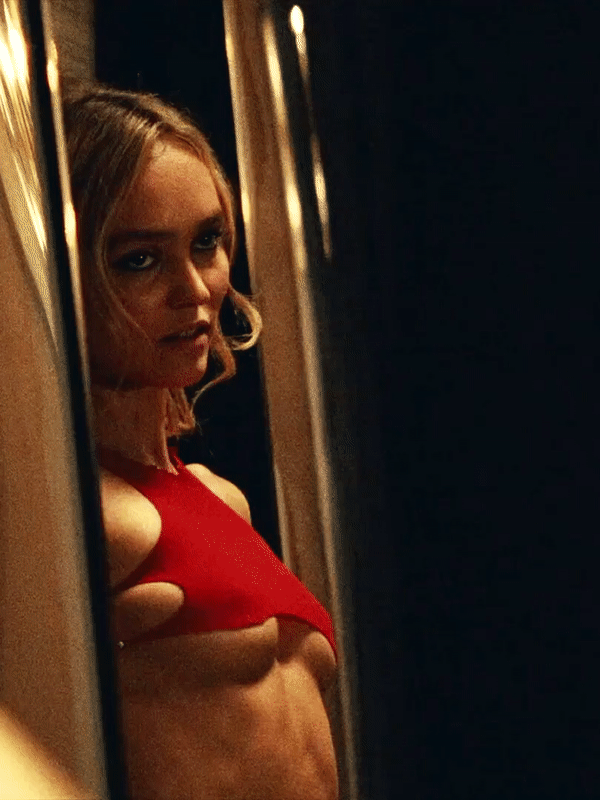 Lily-Rose Depp stars in a nude scene in The Idol (2023)