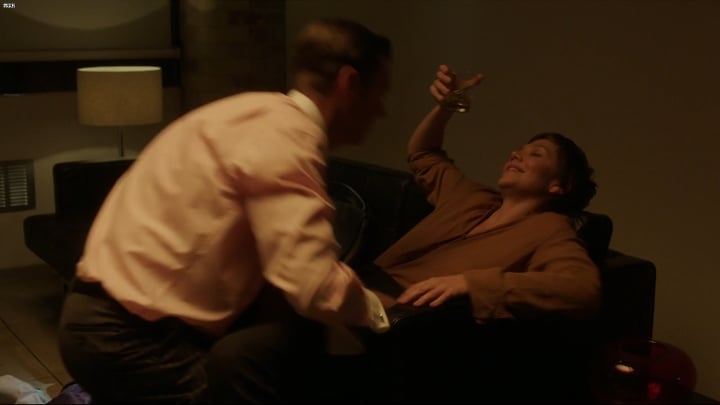 Maggie Gyllenhaal in a steamy nude scene from The Honourable Woman
