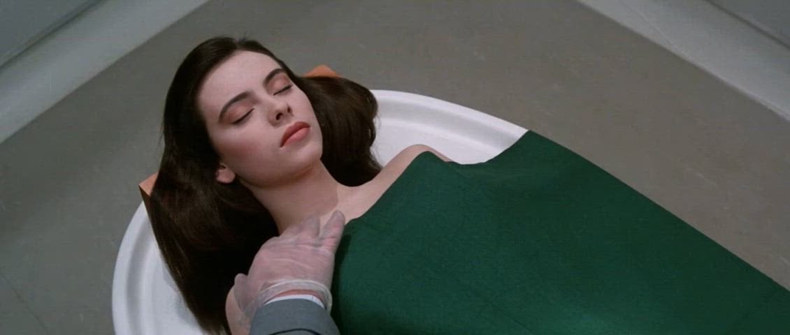 Mathilda May in a nude scene from Lifeforce