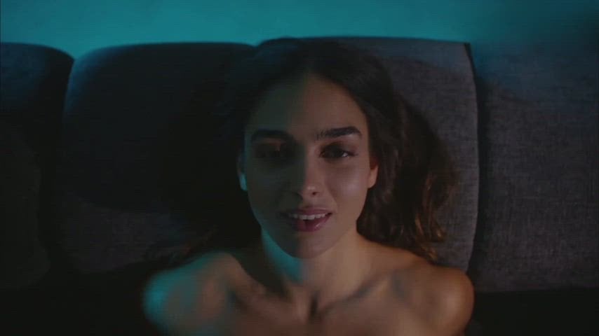 Melissa Barrera in a nude scene from Vida (2019 Season 2 Episode 1)