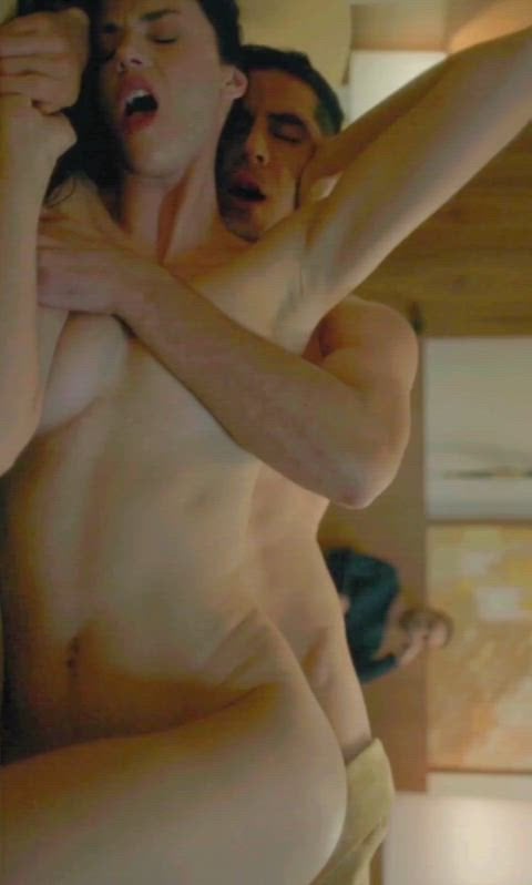 Pamela Almanza in a nude scene from Con Esa Misma Mirada (2025)