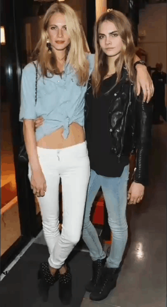 Poppy and Cara Delevingne Get Wild in Hot and Sexy Clothes On vs Naked Clip