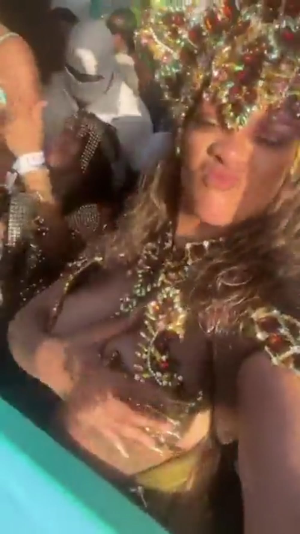 Rihanna Looks Hot in Dresses that Show Off Her Curves