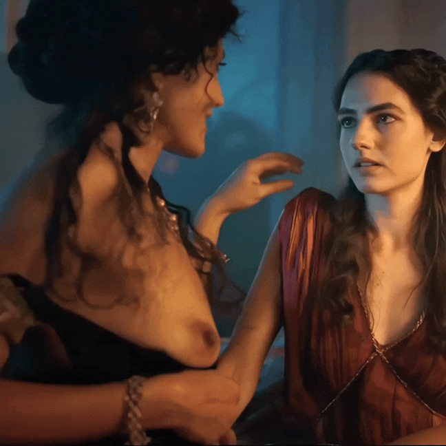 Romana Maggiora Vergano in a nude scene from Those About to Die (Series) 2024