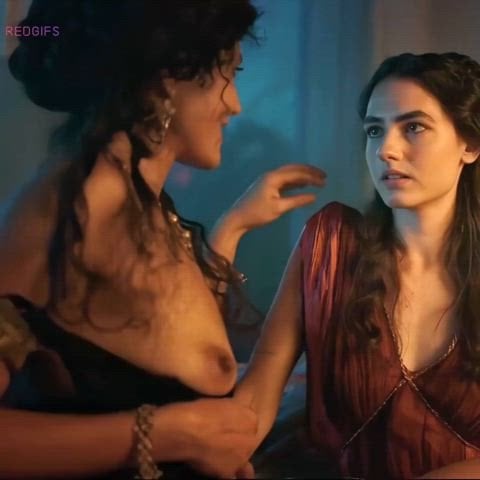 Romana Maggiora Vergano’s Hot Scene in Those About to Die (US-2024)