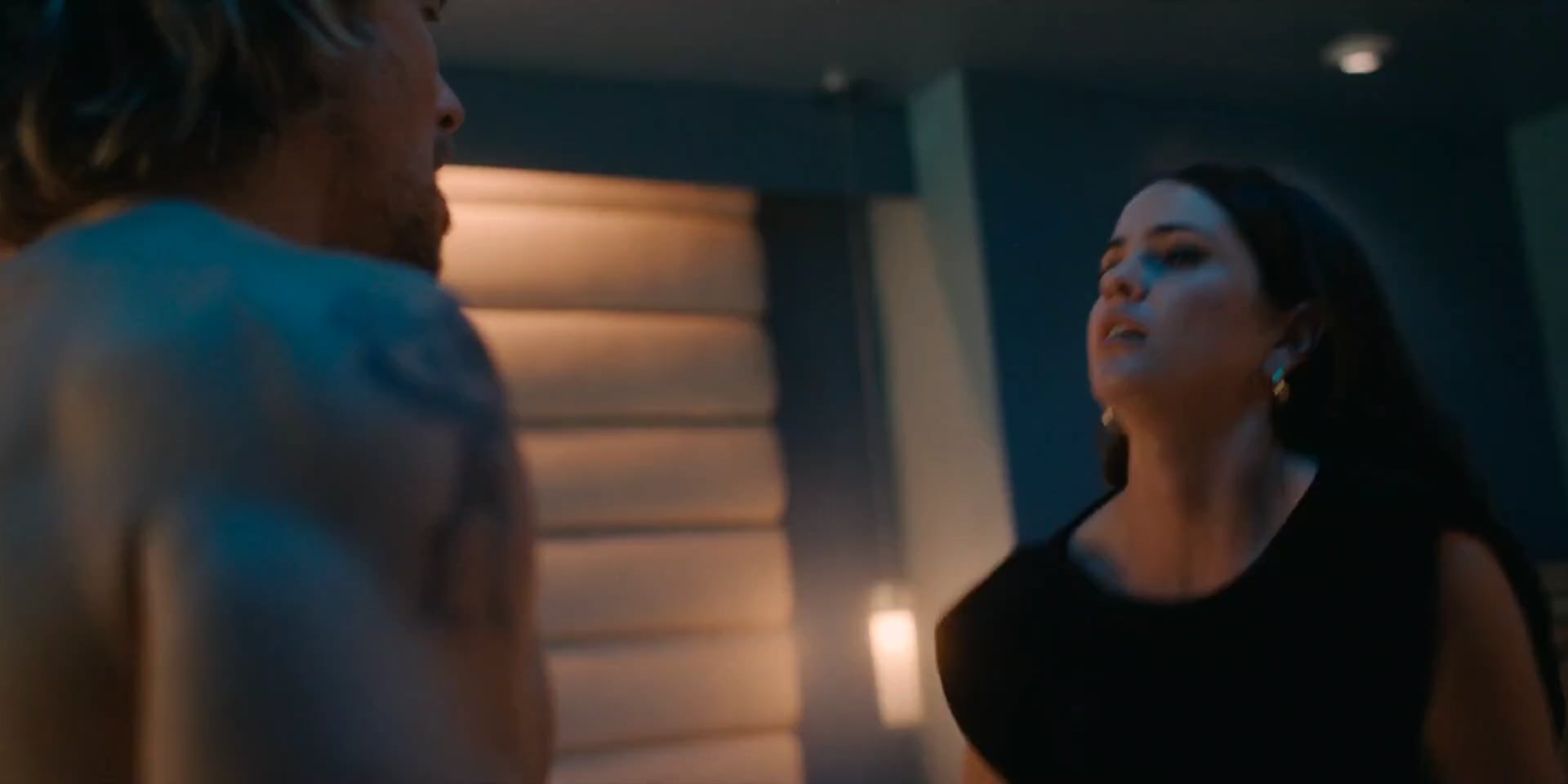 Shelley Hennig in a steamy nude scene from Obliterated S01 (2023)