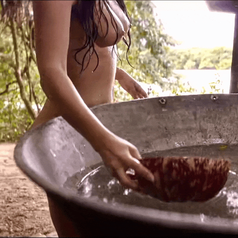 Susana Morales in a nude scene from 100 Years of Solitude (2024)