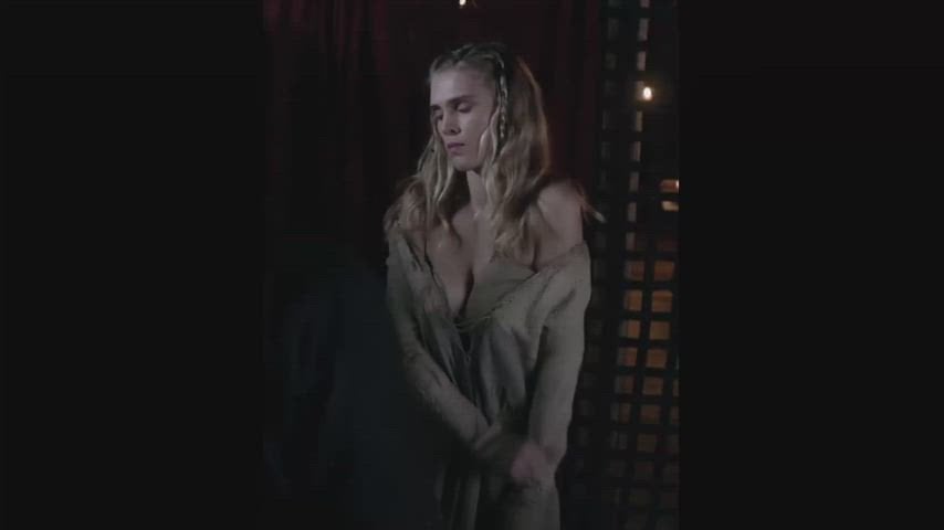 Gaia Weiss in a nude scene from ‘Vikings’ s02e06 and s02e09 (2014)