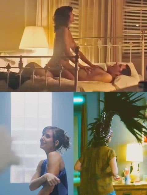 Alison Brie in a steamy nude scene from GLOW