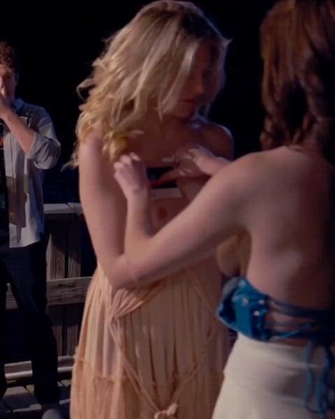 Anna Clary and Emily Sue Bengtson feature a nude scene in Mutilator 2 (2023)