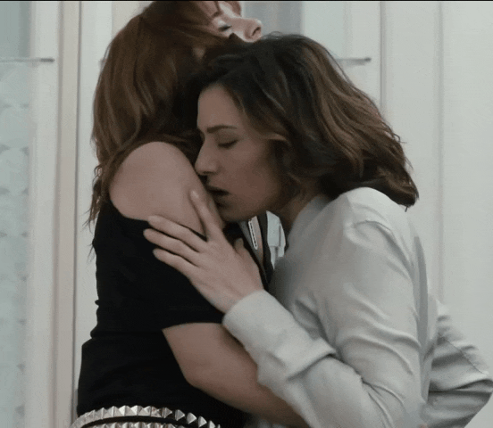 Anna Foglietta and Lorena Cacciatore in a nude scene from Love Is Not Perfect (L’amore è imperfetto) (2012)