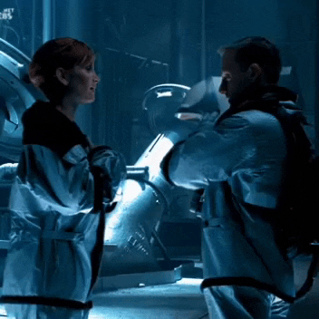 Carole Mackereth in a nude scene from Total Recall 2070 episode 1