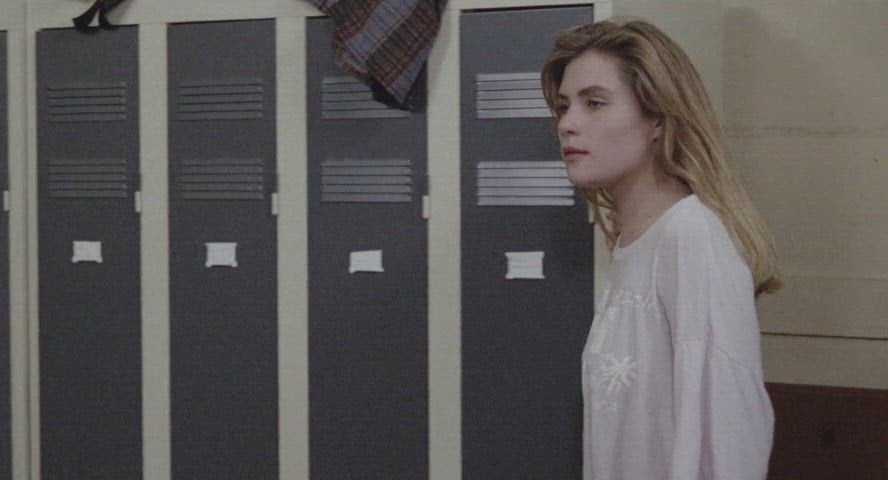 Emmanuelle Seigner stars in a nude scene in Private Tuition (1986)