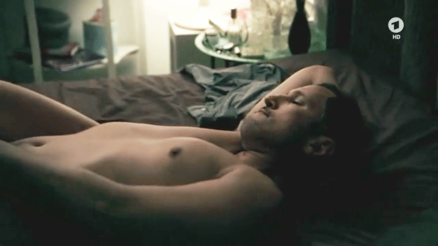 Inez Bjorg David in a nude scene from the movie Our Family: A Baby for Everyone (2017)