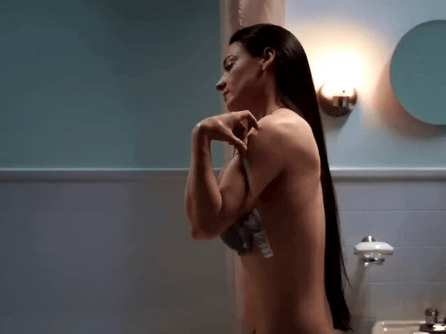 Isabel Burr and Lourdes Reyes in a nude scene from Dios Inc s01e08-e11 (2016)