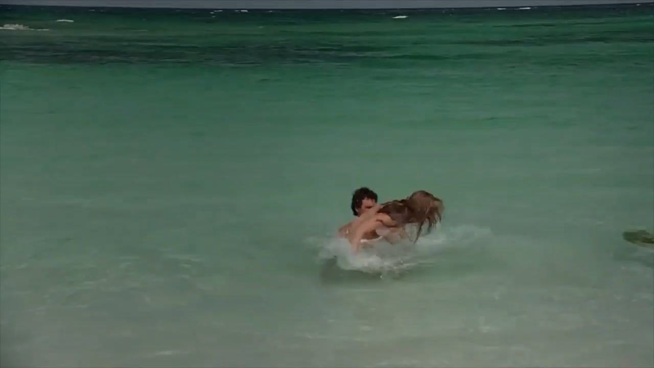 Kelly Brook’s sultry nude scene in Survival Island