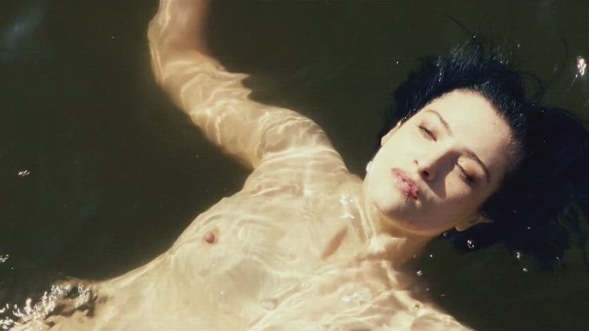 Lera Abova in a nude sex scene from Honey Don’t! (2025)