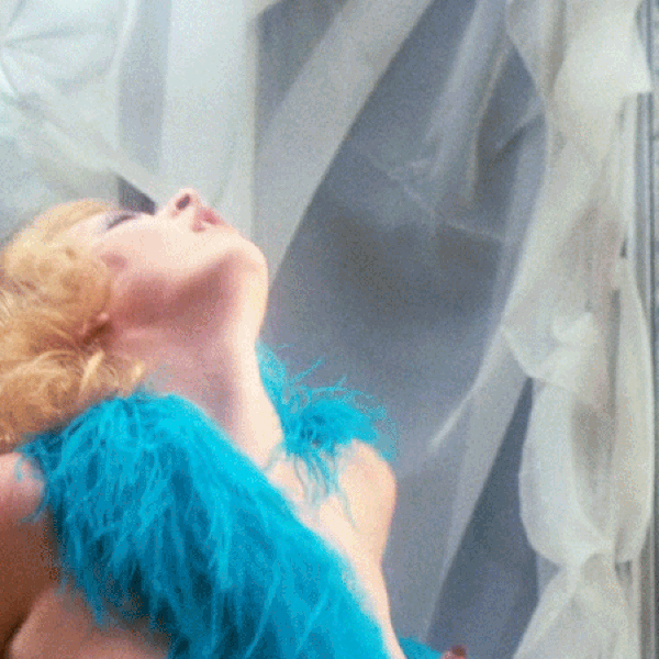 Martine Azencot in a nude scene from Seven Women for Satan (1976)