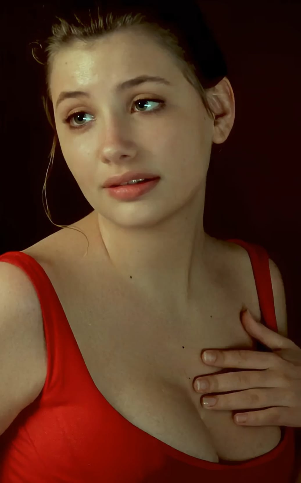 Miriam Giovanelli in a steamy sex scene from Sex, Party and Lies