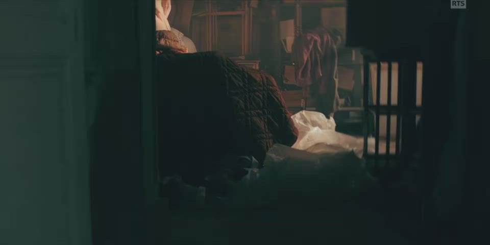 Olivia Cote in a nude scene from La Disparue de Compostelle Season 1 Episode 3 (2025)