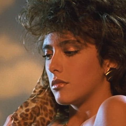 Sabrina Salerno in a nude scene from Delirium (1987)