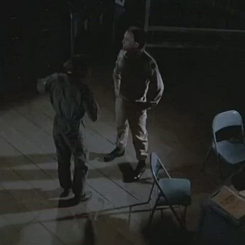 Lisa Eichhorn in a nude scene from Opposing Force (1986)