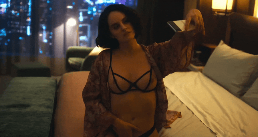 Noémie Merlant in a nude scene from Emmanuelle (2024)
