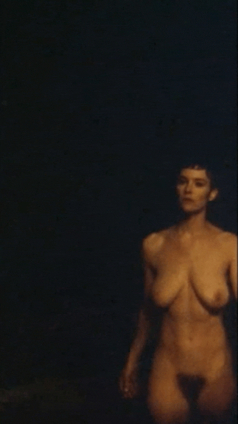 Ullie Birve in a nude scene from Alien Visitor (1997)