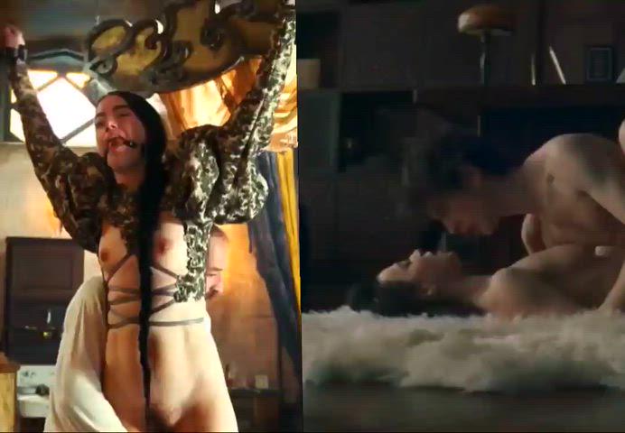 Emma Stone and Mikey Madison heat things up in passionate nude scenes from Poor Things and Anora.