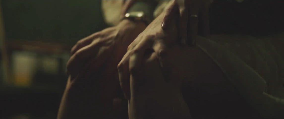 Klara Kokanovic in a nude scene from Three (2023)