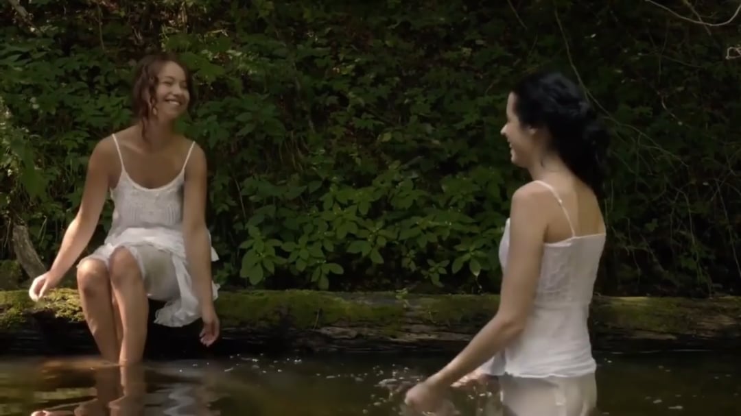 Taylor Sands and Danielle Rose heat things up in a nude scene from Picture of Beauty 2017