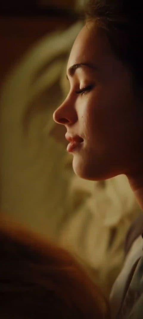 Amanda Seyfried and Megan Fox in a Steamy Kiss