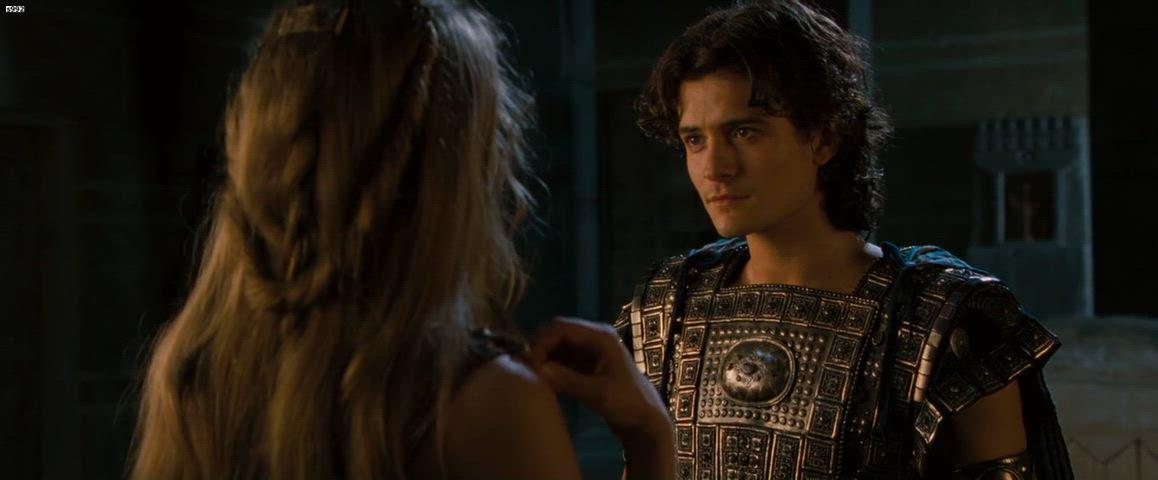 Diane Kruger in a steamy sex scene from Troy (2004)