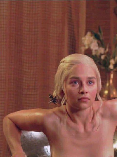 Emilia Clarke’s unforgettable nude scene in Game of Thrones
