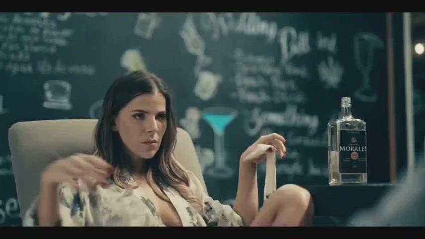 María Fernanda Yepes in a steamy nude scene from Dark Desire (2020)