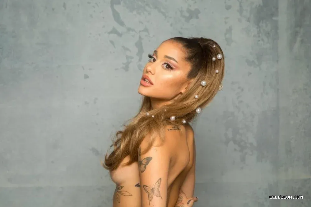 Ariana Grande's Hot Hair Ornament: Sexy Photo Collection